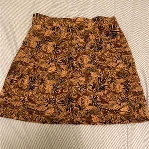 Zara Trafaluc corduroy skirt